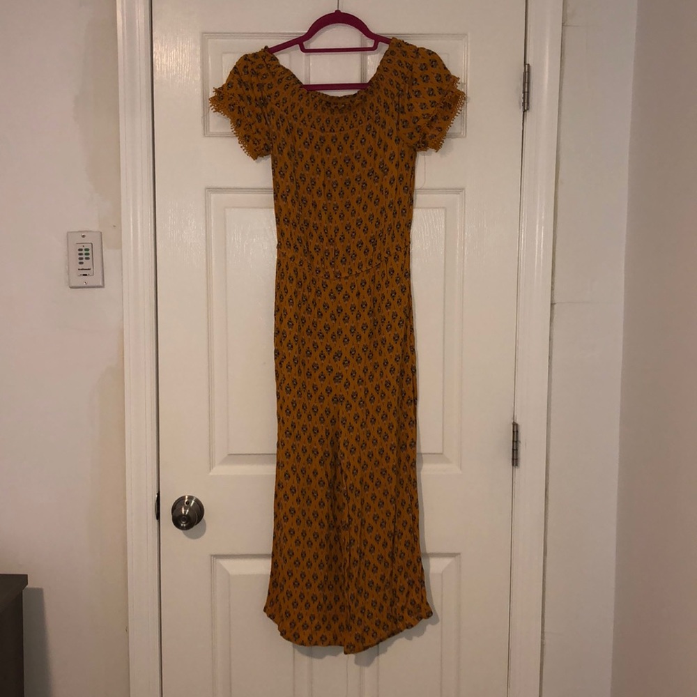 Xhilararion yellow jumpsuit